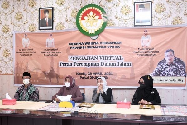 Pengajian Ramadan DWP Sumut, Nawal Lubis: Perempuan Memiliki Peran Besar dan Harus Dijaga